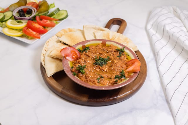 Ful Medames With Bread.