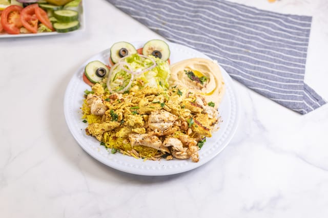 Chicken Shawarma Plate.