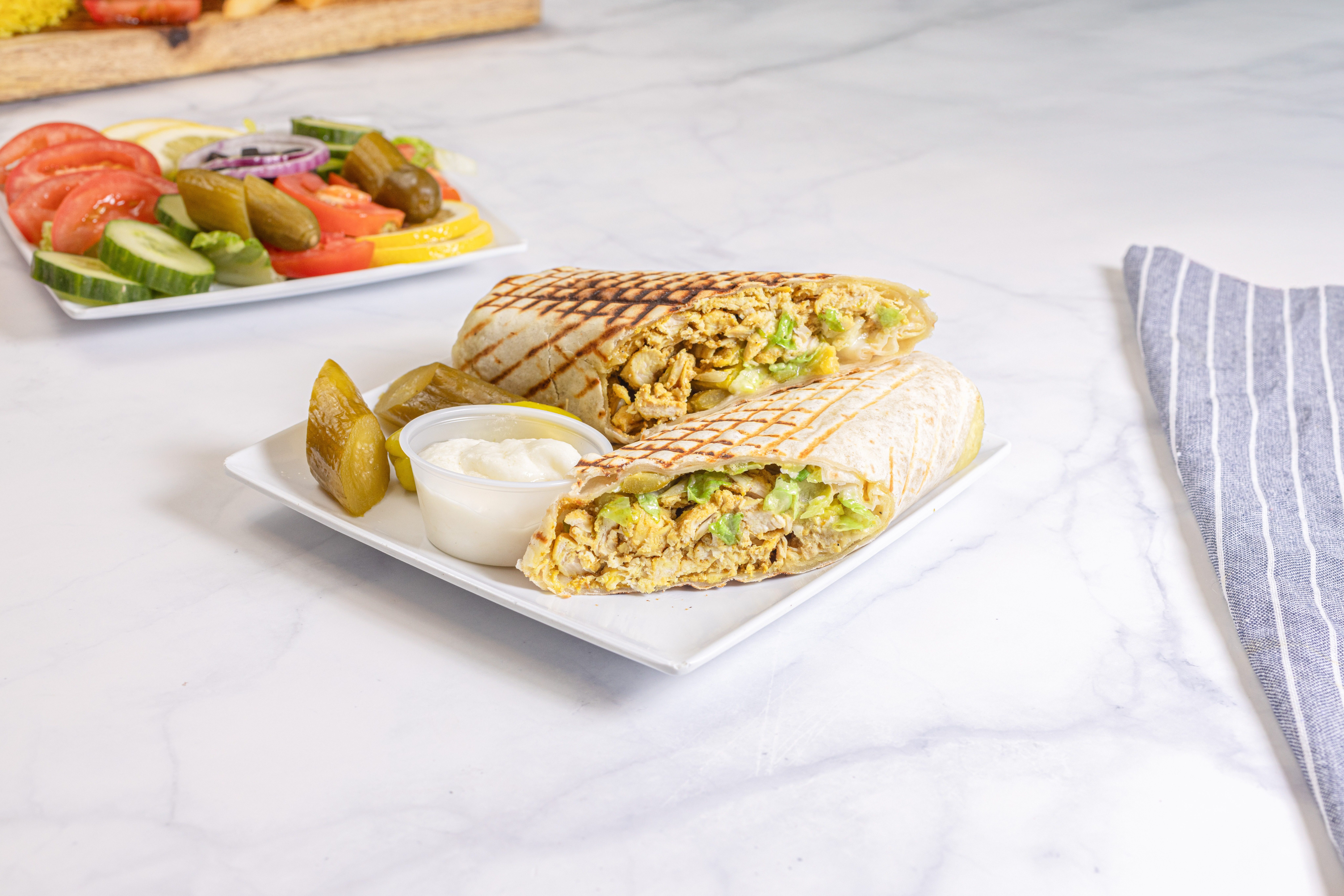 Shish Tawook Sandwich.
