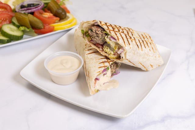 Beef Kebab Sandwich.