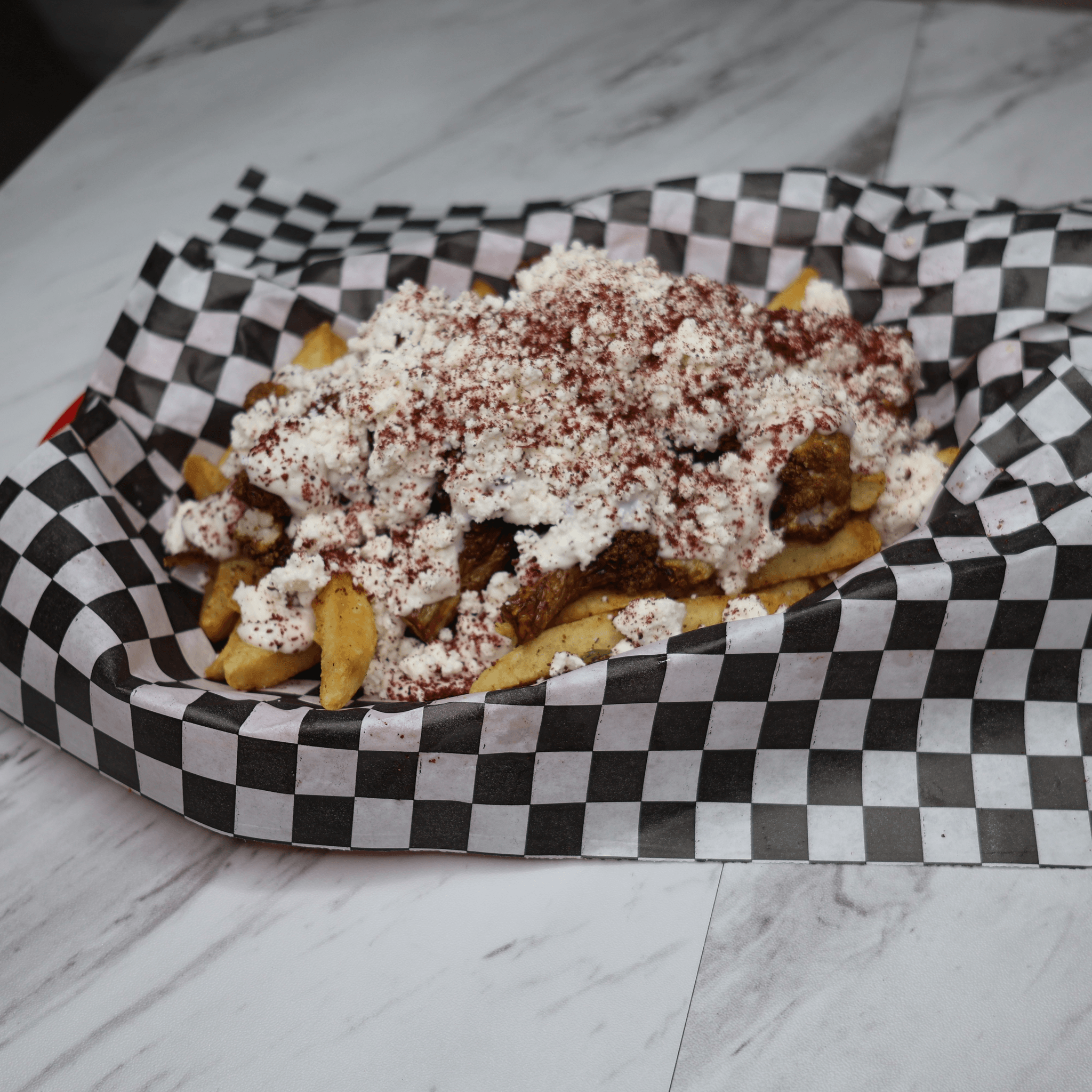 Cauliflower Greek Fries.